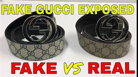 do fake gucci belts say made in italy|Real vs Fake: Gucci Belt .